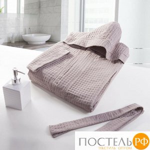 Халат с капюшоном унисекс пике,Dome,Ribbed,XL,коричневый,230 гр