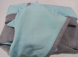 Костюм детский трикотажный кофта с капюшоном и штаны из капитония ДРАКОША цвет Зеленый (Бирюзовый)