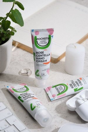 Pockets’ Hand Cream Крем для рук роза и центелла  30г