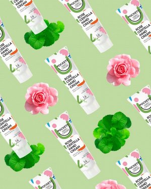 Pockets’ Hand Cream Крем для рук роза и центелла  30г