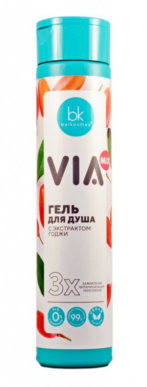 VIA mix Гель для душа с экстрактом годжи, 320г.