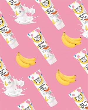 Pockets’ Hand Cream Крем-баттер для рук и ногтей бананово-молочный 30г