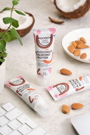 Pockets’ Hand Cream Крем-баттер для рук и ногтей кокосово-миндальный 30г