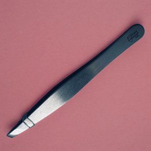 Пинцет 326, косой профессиональный, с заточкой