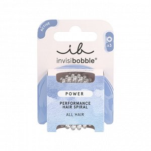 Резинка-браслет для волос invisibobble POWER Crystal Clear (в картоне)