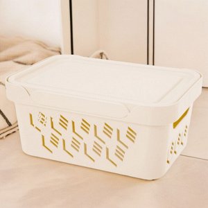 ЯЩИК С КРЫШКОЙ УНИВЕРСАЛЬНЫЙ "DELUXE", 4,6Л (бежевый)