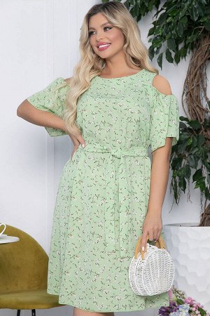 Платье "Марианна" (нежная зелень) П5663