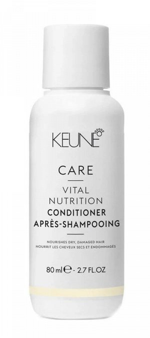 NEW! Keune Care Vital кондиционер питан.,смягч. д/повр.вол. 80мл флакон 1шт / шт / 21322 / 103790