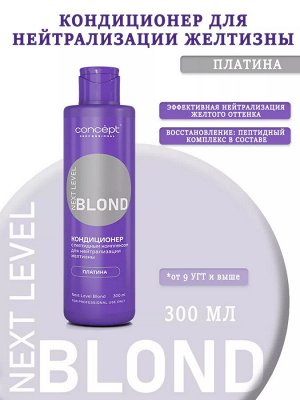 Концепт Кондиционер от желтизны Дымчатый аметист Concept NEXT LEVEL BLOND 300 мл