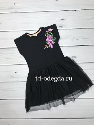 Платье 51410 черный