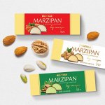 Батончик марципан с фисташкой без сахара &quot;MULTIBAR&quot; на аллюлозе,  50 г КЕТО