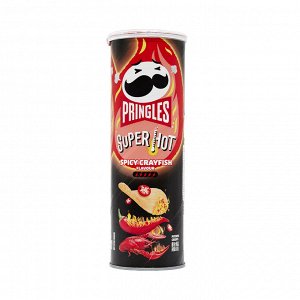 Китайские чипсы "Pringles" со вкусом "Острый рак🌶️🌶️🌶️🌶️🌶️", 110 гр