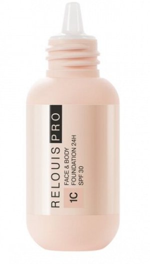 ТОНАЛЬНЫЙ КРЕМ RELOUIS PRO FACE&BODY FOUNDATION 24H SPF 30 1С СВЕТЛЫЙ ХОЛОДНЫЙ
