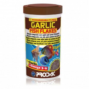 Prodac  GARLIC  FISH  FLAKES  100мл. (банка) обогащен 6%  чесноком, укреп. иммун. и способ. пищевар.