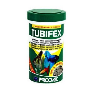 Prodac  TUBIFEX 100мл/10гр cubic worms: натуральный корм-деликатес для пресноводных декорат. рыб.