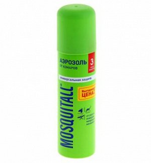 Mosquitall Универсальная защита Аэрозоль от комаров 150 мл