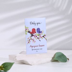 Аромасаше "Only you", набор 3 шт, морозная вишня, вес 7 г, размер 7х10,5 см