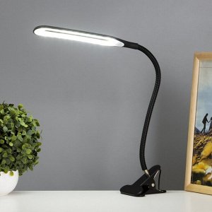 Светильник настольный на прищепке «Офисный черный» 24LED USB 11x7.5x60.5 см
