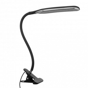 Светильник настольный на прищепке «Офисный черный» 24LED USB 11x7.5x60.5 см