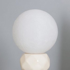 Лампа настольная «Амани» 1x40 Вт Е14 белый/кофе 11.5x11.5x28 см