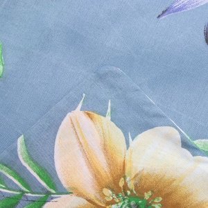 Постельное бельё 1.5-спальное «Экономь и Я. Тропические листья», микрофибра