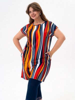 Туника Артикул поставщика: 1183-2
Ткань: кулирка набивная
Состав: хлопок 100%
Год: 2024
Страна: Россия
Российский размер: 46
Рост: 170
Обхват груди: 92-96
Обхват талии: 71-74
Обхват бедер: 98-101

У