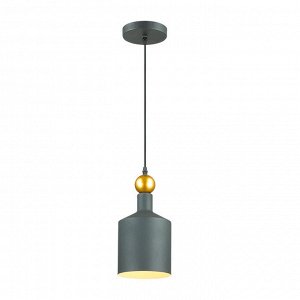 4085/1 PENDANT ODL19 309 темн.серый/золотой Подвес Е27 1*40W 220V BOLLI