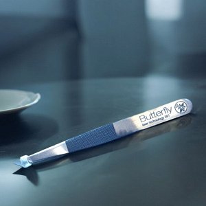 Пинцет косметический эргономичный, полированный, с профессиональной заточкой, Вт-381 LDE