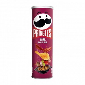Китайские чипсы "Pringles" со вкусом "Барбекю стейк🥩", 110 гр
