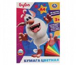 Бумага цветная Буба 10л, 10цв, CP10-62159-BU,320286