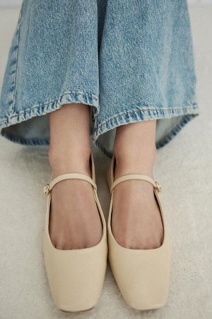 Балетки кожаные Zara