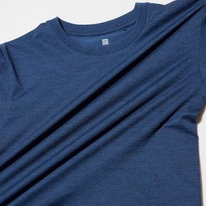 UNIQLO - футболка Ultra Stretch Dry EX с круглым вырезом - 00 WHITE