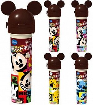 Шоколад Disney Friend Choco ассорти Glico 17 гр Японские сладости