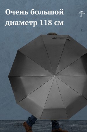 Зонт автоматический черный