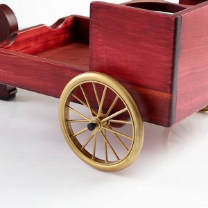 Фигурка дерево, держатель для бутылок для бутылок «Лошадка», 55x21x21 см