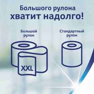 Зева Туалетная бумага Плюс XXL Цветы 2-х сл 6 рул (6) Zewa