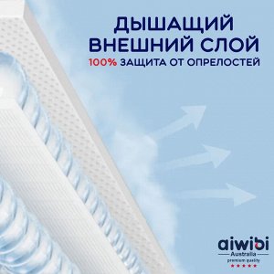 Aiwibi Ultimate Comfort Подгузники-трусики детские (M) 6-11 кг (48 шт) мягкая упаковка / AWB18-M-48
