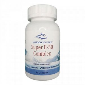 Витамин B NORWAY NATURE Super B-50 - 60 капс.
