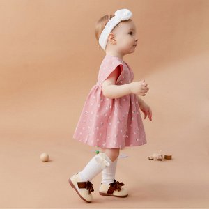 Платье детское Крошка Я "Цветы", -98, розовый