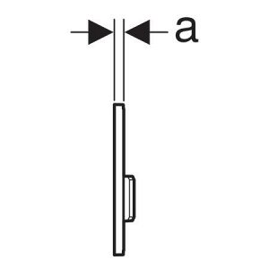 Geberit Ручной пневмопривод смыва для писсуара