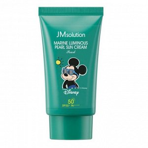 Jmsolution Увлажняющий солнцезащитный крем с жемчугом / Marine Luminous Pearl Sun Cream Pearl SPF50+/PA++++ Disney Mickey, 50 мл