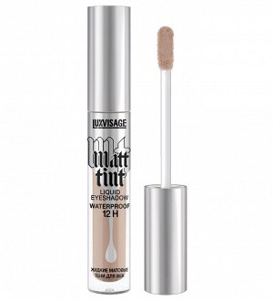 LUXVISAGE Жидкие матовые тени для век Matt Tint Waterproof 12H, 104 холодный тауп NEW