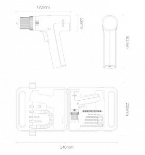 Аккумуляторная дрель-шуруповерт Xiaomi HOTO 12V (QWLDZTZ001)
