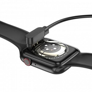 Кабель для зарядки смарт-часов Hoco Y5 Pro/Y7/Y8, 61 см, чёрный