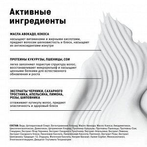 The Act labs, Маска-кондиционер для волос 2 в 1 EVERYDAY профессиональная увлажняющая восстанавливающая, 200 мл
