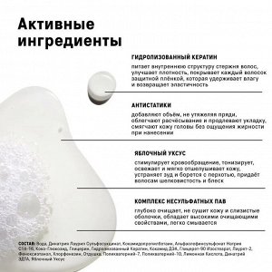 The Act labs, Шампунь профессиональный бессульфатный для волос женский для глубокого очищения уход за волосами DETOX, 280 мл
