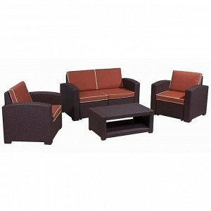 Keter / Комплект мебели Rattan Premium 4, венге | Комплекты садовой ...