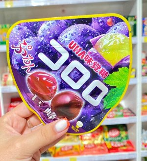 Мармелад со вкусом винограда UHA Kororo Grape 48 гр Японские сладости