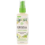 Crystal Body Deodorant, Crystal Essence, Минеральный дезодорант-спрей для тела, Ваниль и жасмин, 4 унции (118 мл)