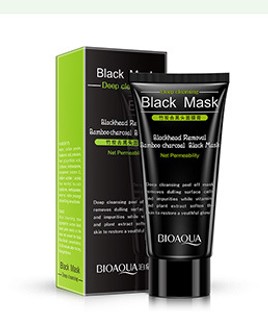 Черная маска BioAqua отлично убирает черные точки